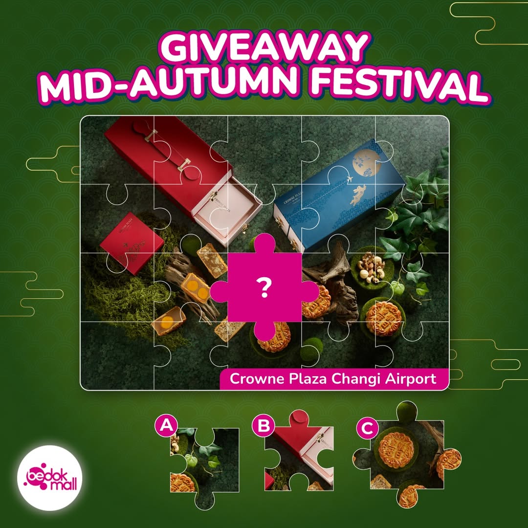 A vibrant Mid-Autumn Festival display, possibly featuring mooncakes or traditional elements.