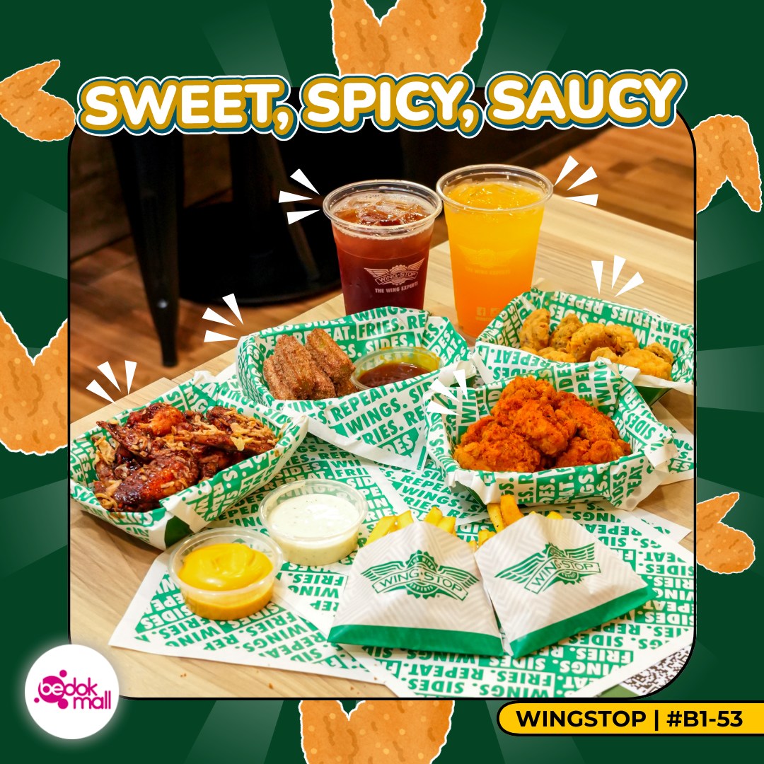A delicious spread of Wingstop wings, fries, and sides, inviting diners to a feast.