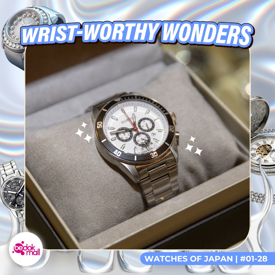 A minimalist watch design with a sleek face.