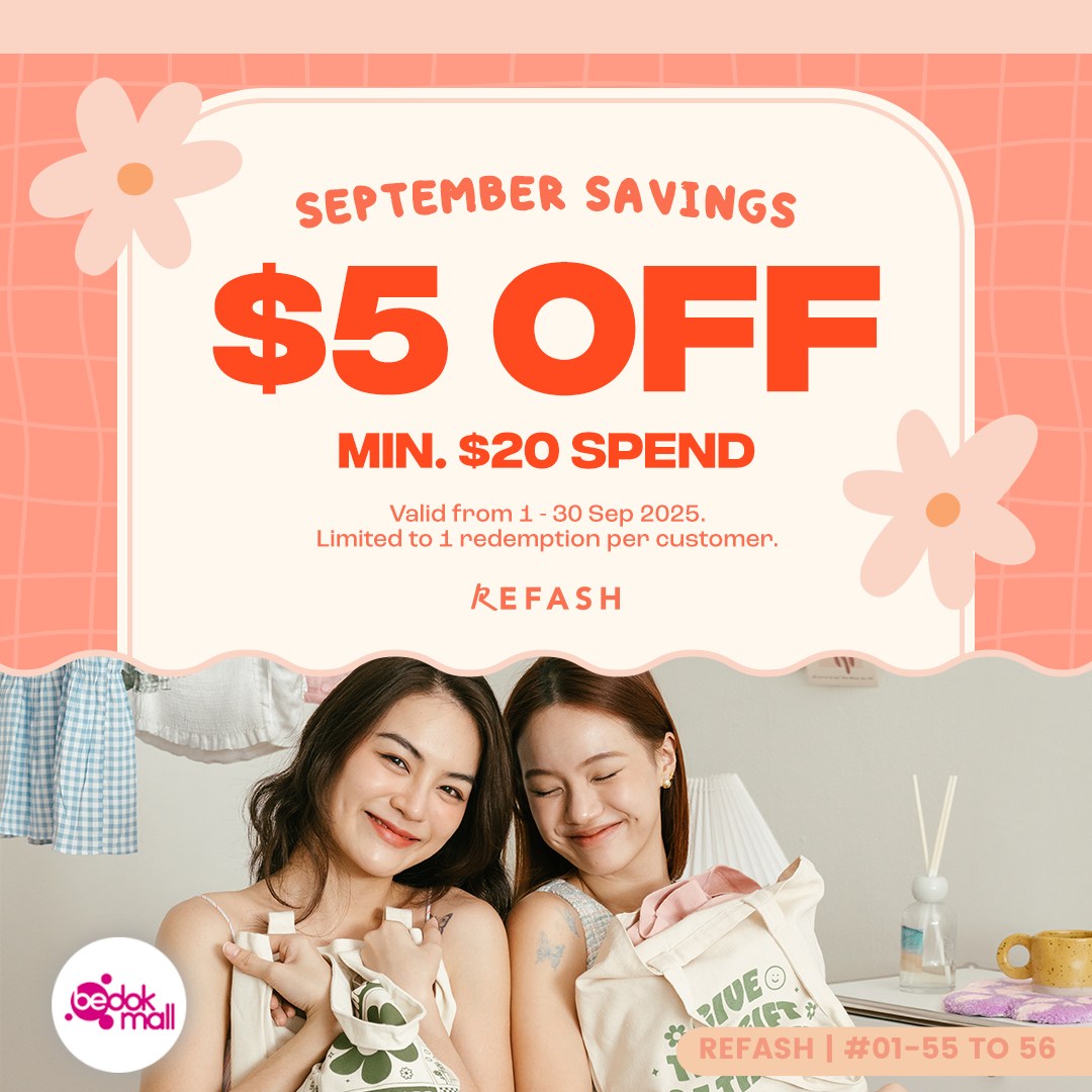 Discover pre-loved fashion treasures at Refash Bedok Mall
