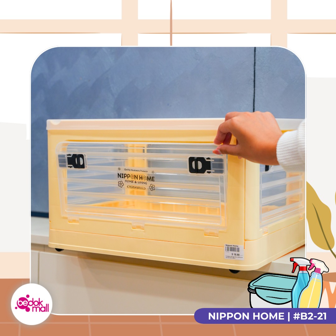 Stylish and functional folding storage boxes by Nippon Home