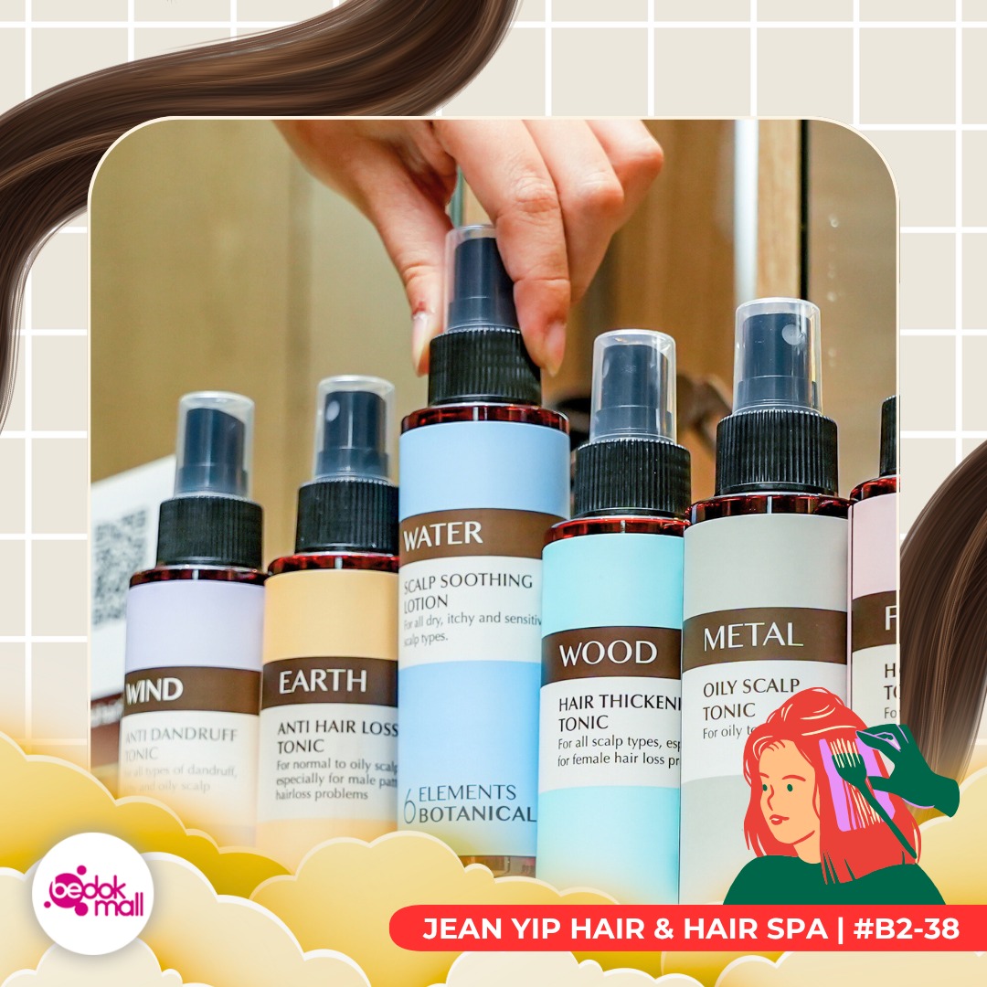 Professional hair tools and products on a salon counter